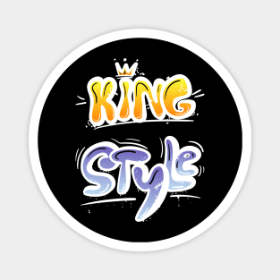 KING STYLE GRAFFITI DESIGN Magnet